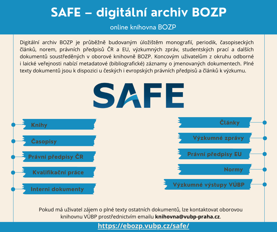 Digitální archiv BOZP – SAFE