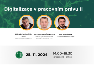 workshop Digitalizace v pracovním právu II